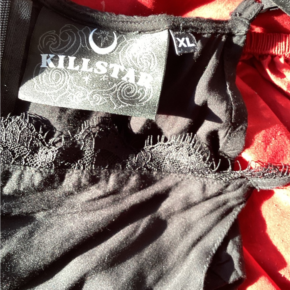 Killstar Sacralgia Dress Black w/ Lace Size XL - Picture 13 of 13